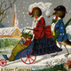 Illustration for article titled Nineteenth Century Christmas Cards Are Pure, Treacly WTF